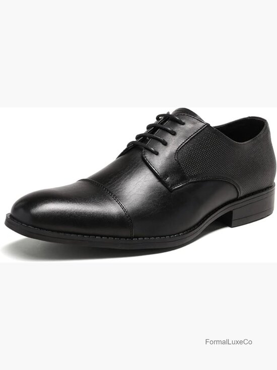 Men\'s Lace-Up Oxford Dress Shoes Vegan Leather Formal Business Wedding main image 7
